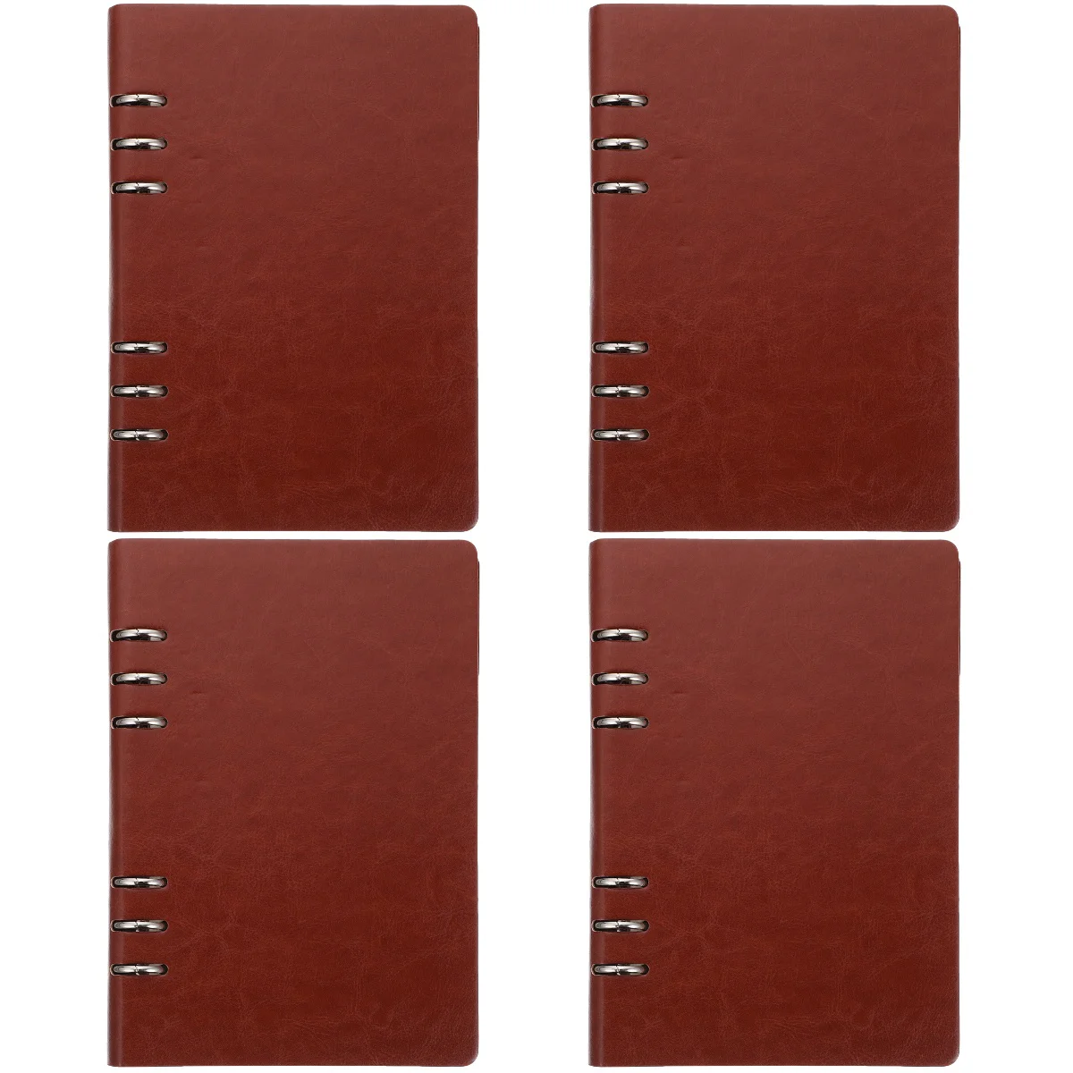 

Блокнот с 4 отсчетами, блокнот на подкладке из искусственной кожи для студентов, офисов, журнал А5, блокнот с листьями, бумажные блокноты для работы