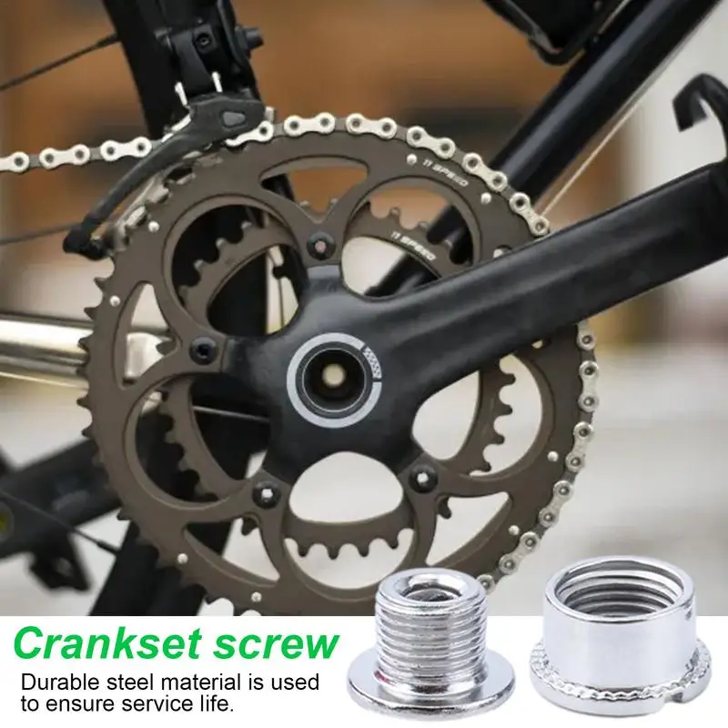 Винты шатунов Стальные винты звездочки Гайка Крепежные болты Велосипедный шатун