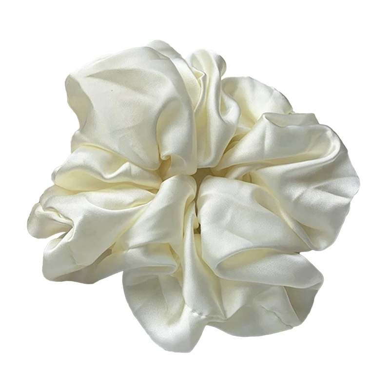 

Satin Scrunchies Solid Color Hair Ties Scrunchie Elastic Hair Bands for Women