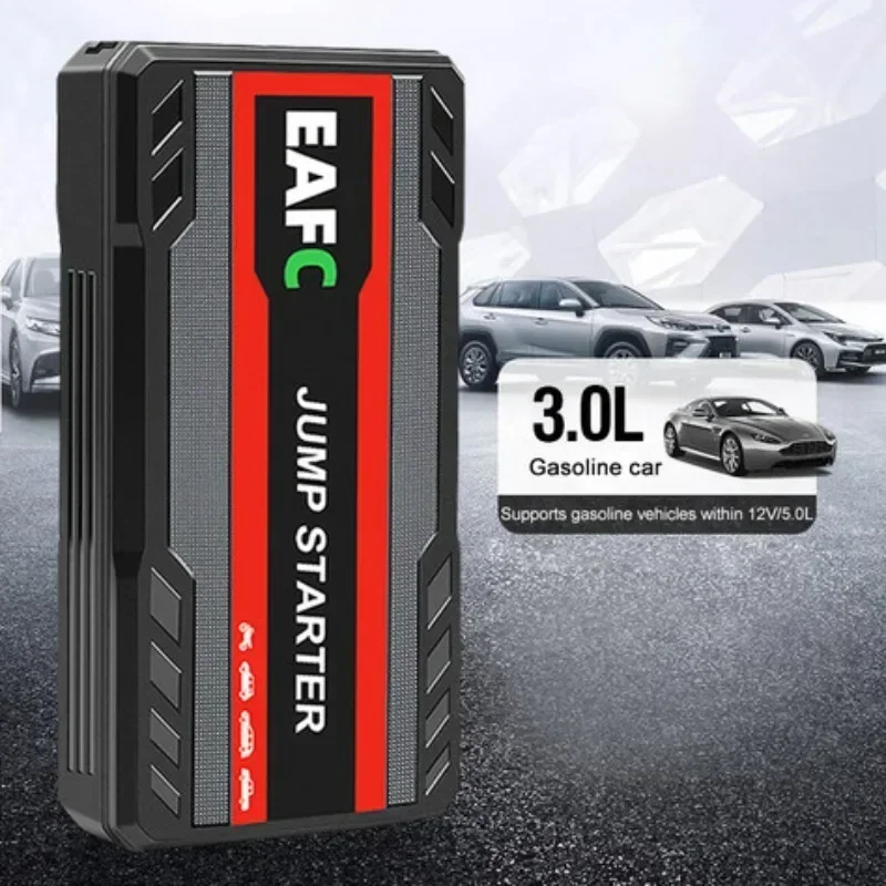 600A Автомобильный стартер Power Bank Светодиодный фонарик Портативный аварийный