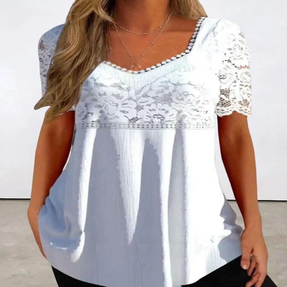 

Женская винтажная блузка с коротким рукавом и лепестками