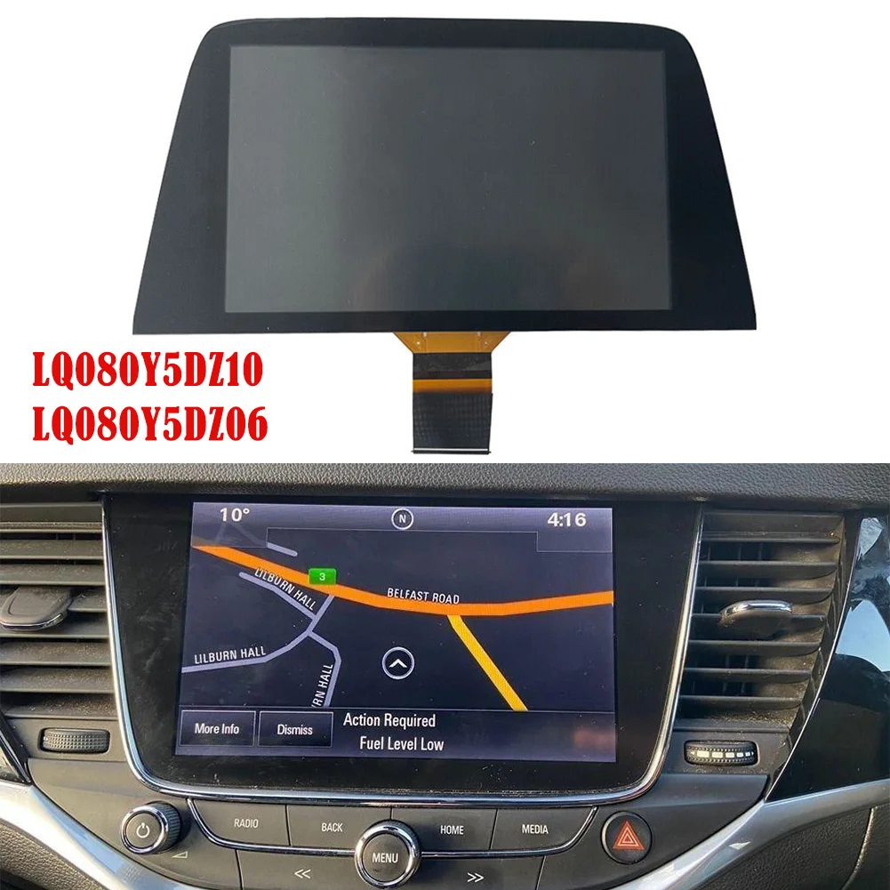 

8" Touch Screen LCD Display Assembly For Opel Astra K 2016-2018 LQ080Y5DZ10 Car Navigation Display Screen Assembly