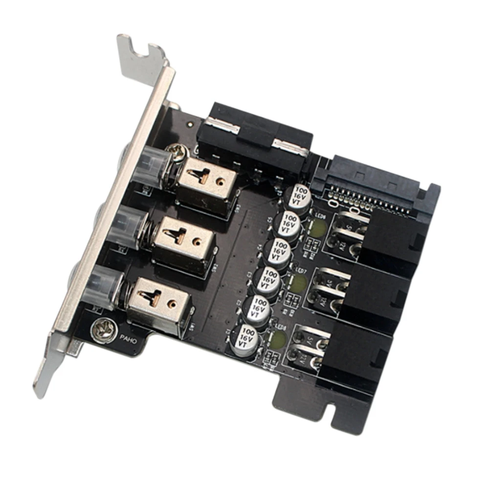 

Desktop PC Power Expansion Hard Disk Drive Controller Multi-System Switching Supports 80mm Half-Height Chassis HTPC