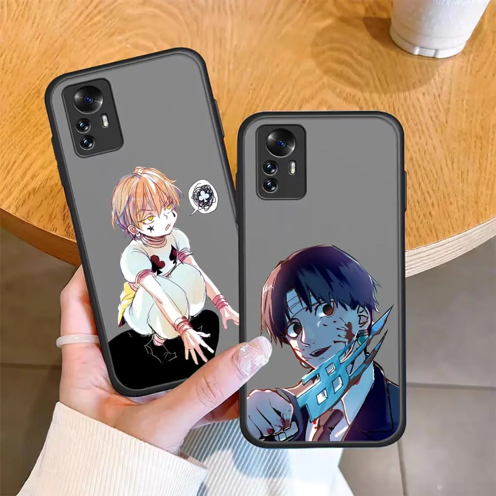 

Anime Hunter x Hunters Matte Phone Case For Xiaomi Mi 12 11 11T 10 10S 9 8 6X 5X A3 Ultra Lite Tpro Pro Black Soft Cover Funda