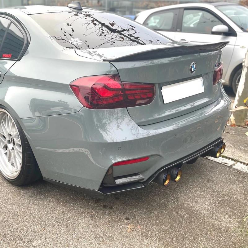 4 шт./лот автомобильный наконечник выхлопной трубы для BMW M2 F87 M3 F80 M4 F82 F83