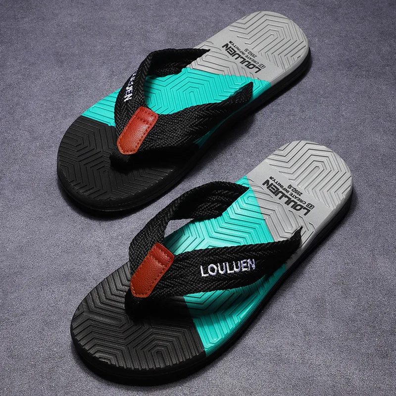 

High Quality Fashion Men Flip Flops Summer Beach Flip Flops Men Casual Breathable Beach Men Slippers Outdoor