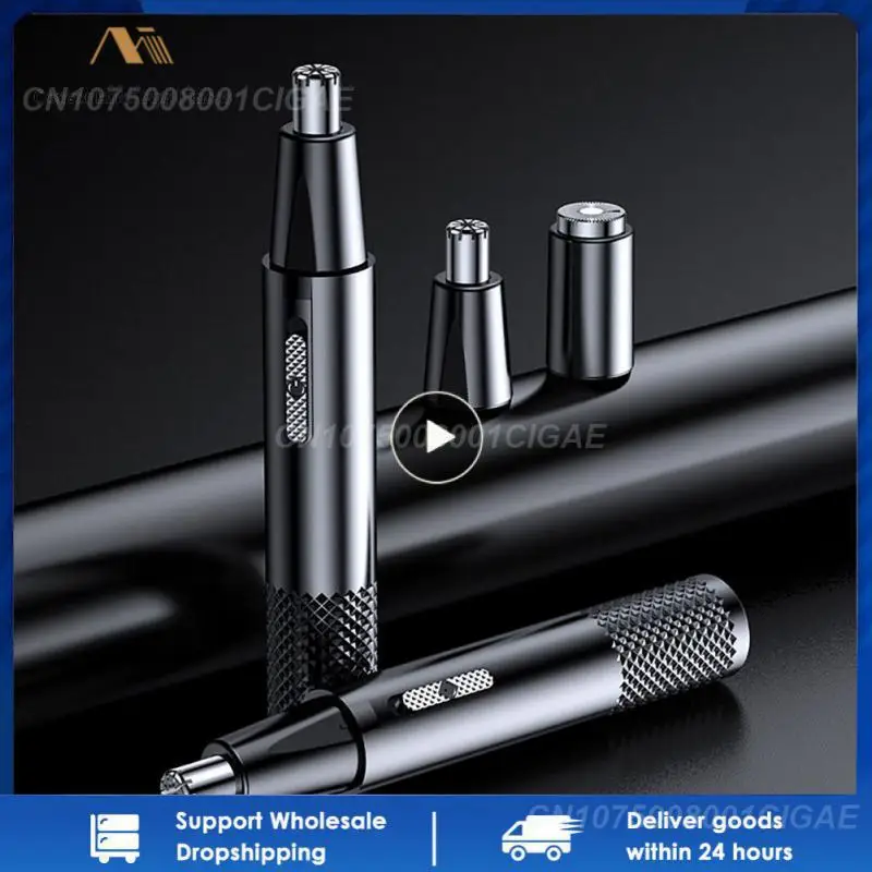 

Электрические машинки для удаления волос в носу для мужчин, перезаряжаемые многокинетические машинки для бритья 2 в 1, автоматический моющийся триммер для бритья в носу