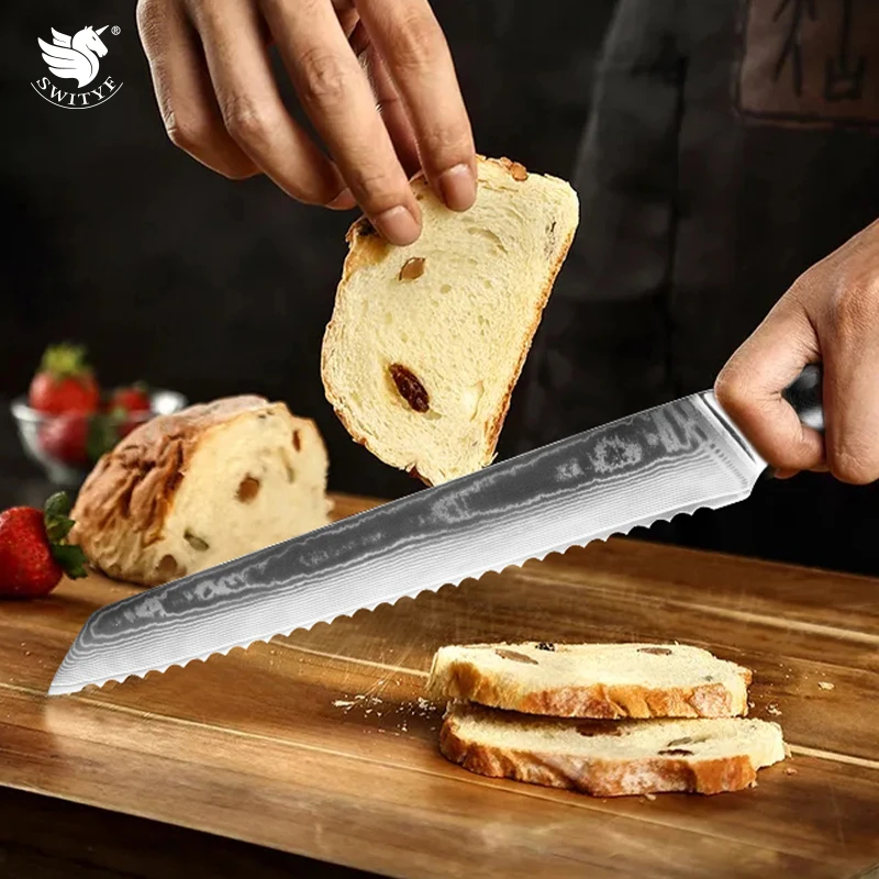 

Нож для хлеба 8 дюймов, с стекловолоконной ручкой