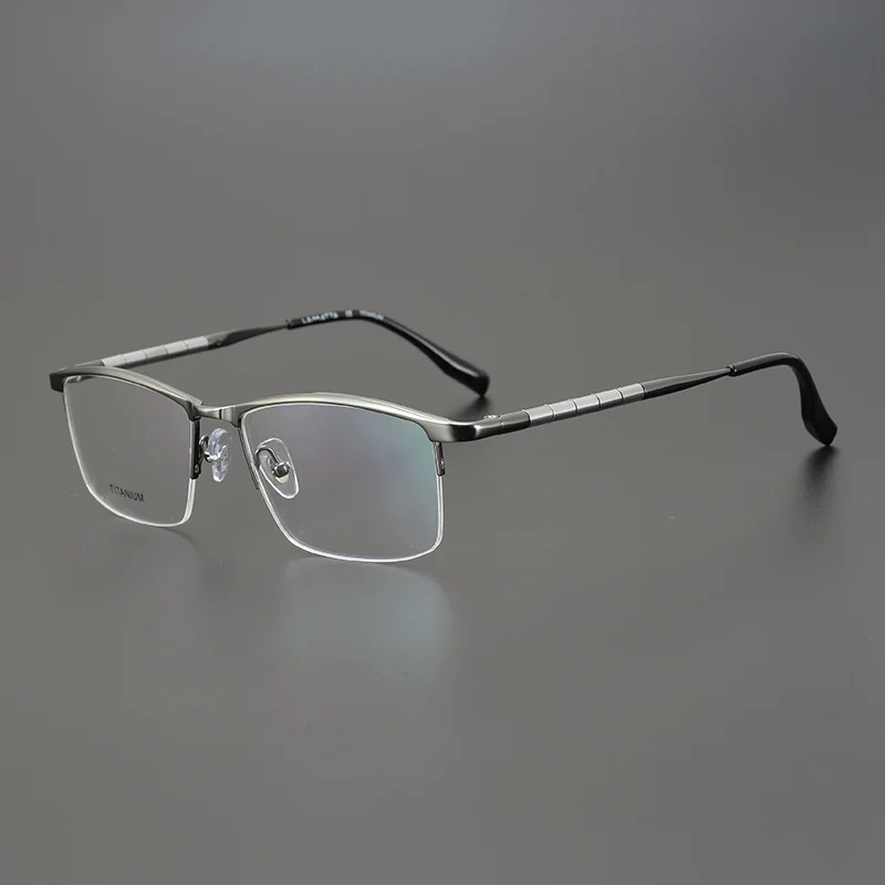 Японские сверхлегкие очки ручной работы из чистого титана оправа для мужчин