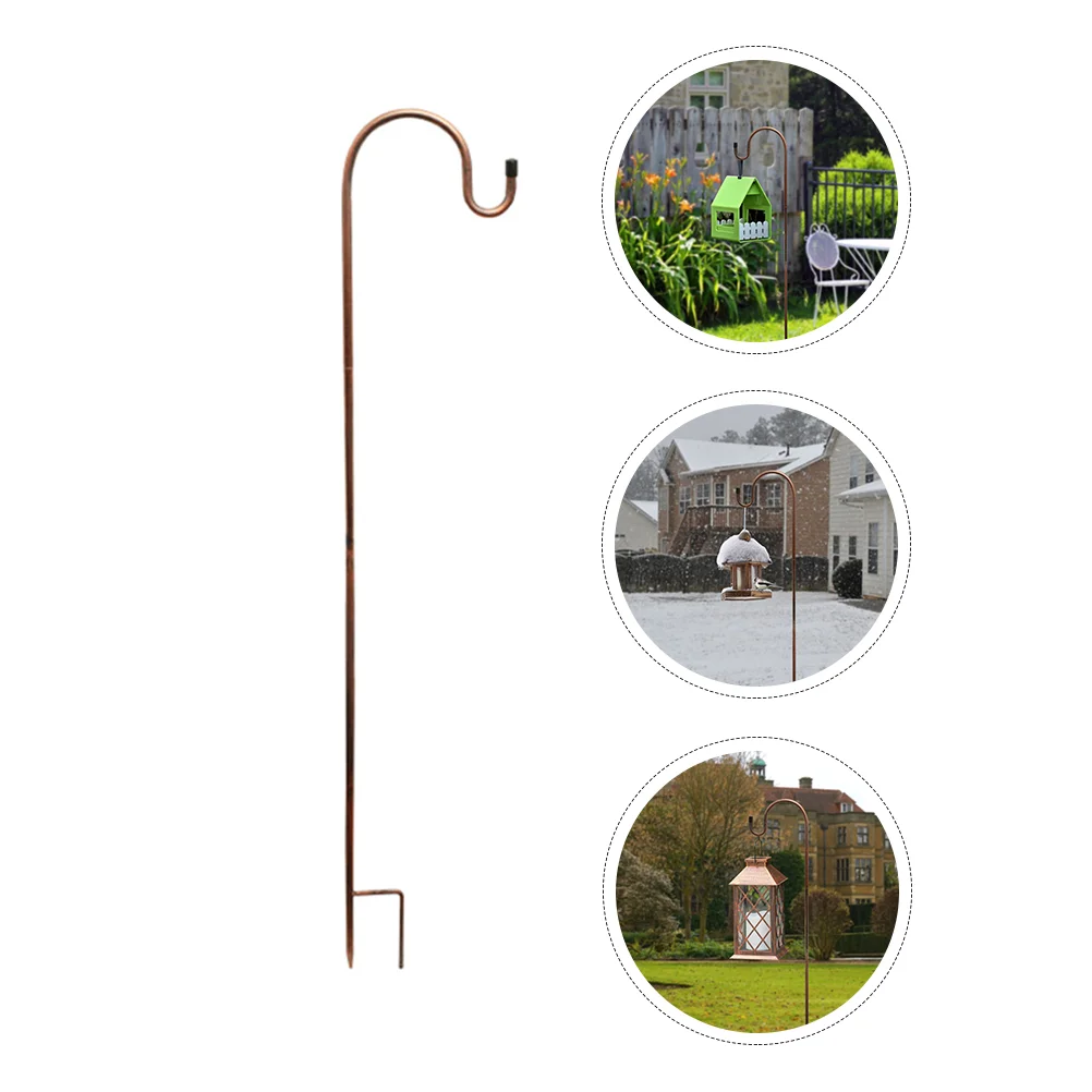 

Hook Lantern Shepherd Gardenlight Hangers Stakes Stake Hooks Shepherds Bird Hanging Solar Outside Stand Basket Metal Outdoors