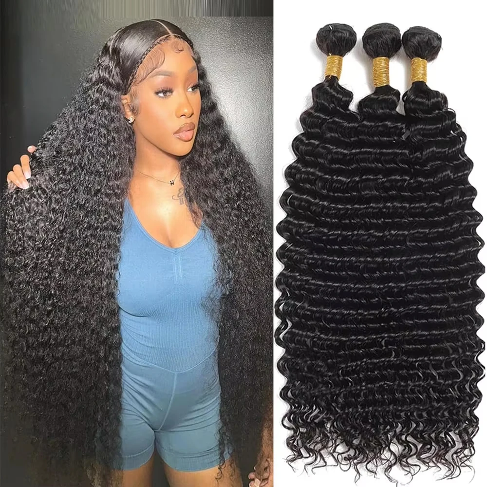 Brazilian Virgin Hair Deep Wave One Weave Bundle