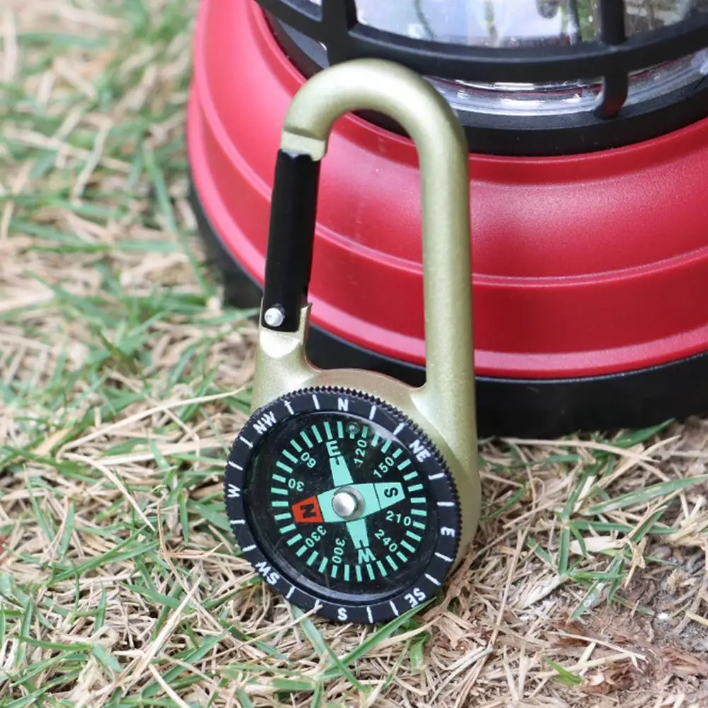 ia Mini Compass Brelok do kluczy ze stopu cynku Karabińczyk Klamra Akcesoria zewnętrzne biwakowania Piesze wycieczki z plecakiem 열 فا고리