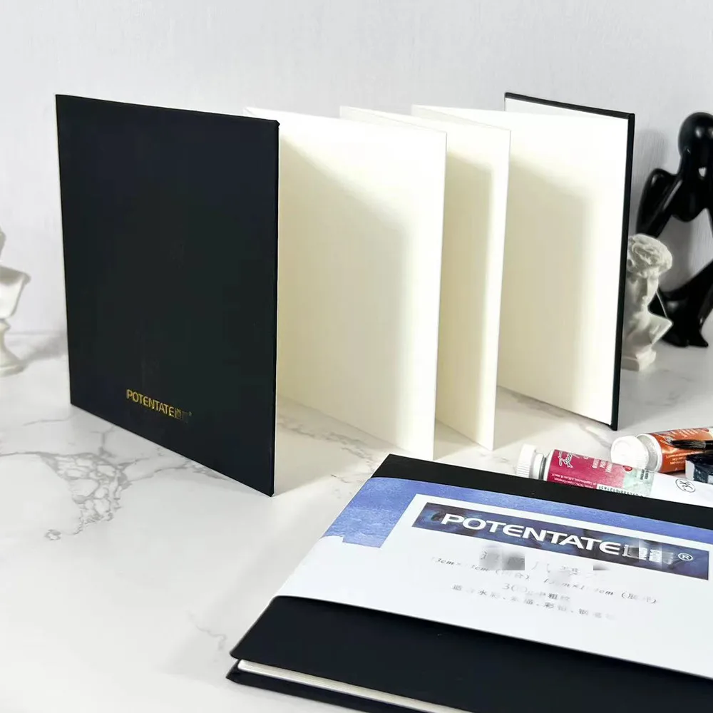 

POTENTATE 300Gsm Водный Сложенный Альбом Для Рисования Холодного Пресса Органическая Бумага Для Дизайна Рисунка Студенческий ...