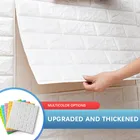 3D Наклейка на стену, самоклеящийся Настенный декор сделай сам из пеноматериала с имитацией кирпича, водонепроницаемая, для комнаты, гостиной, детской комнаты