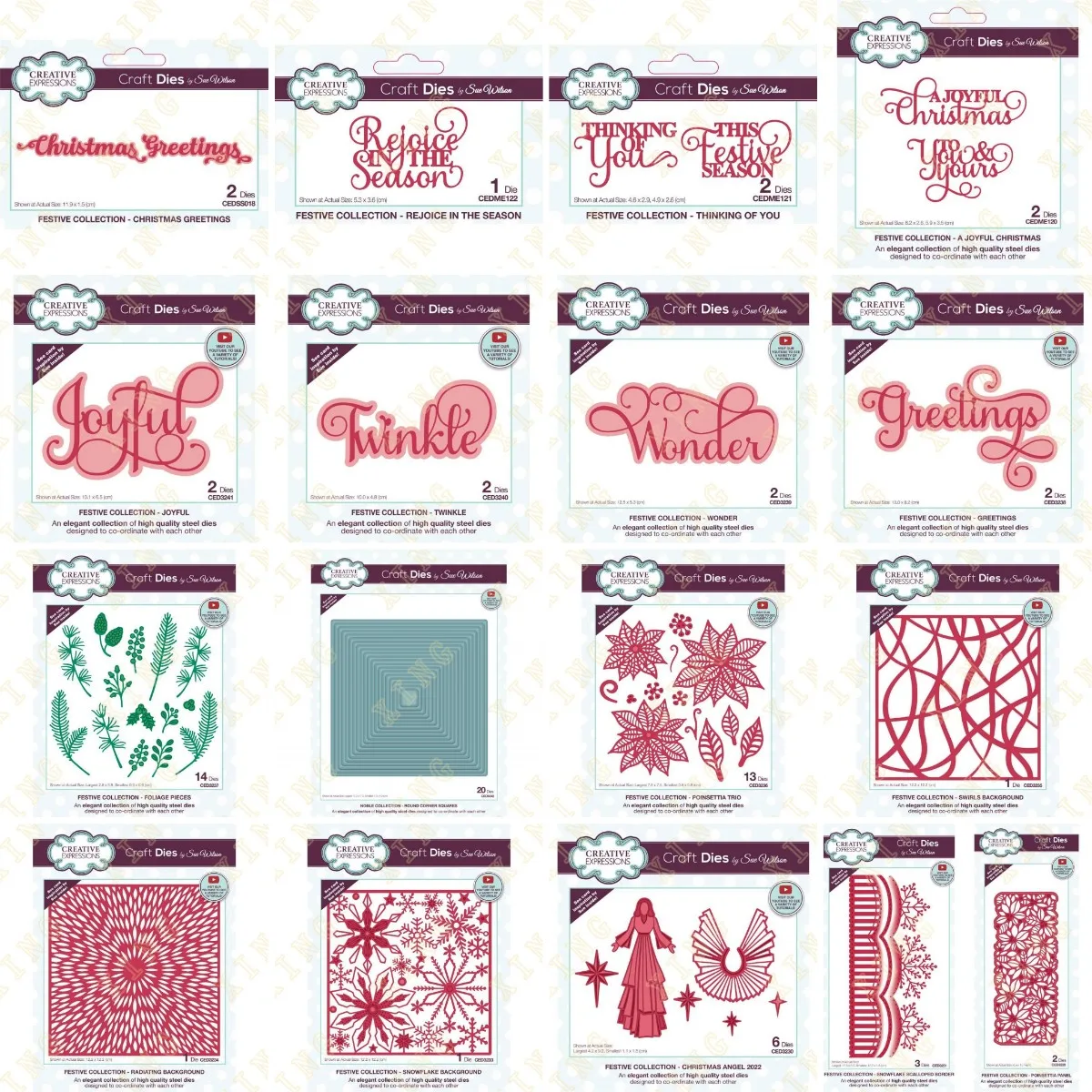 Рождественские поздравления квадраты листва цветок кружки снежинки