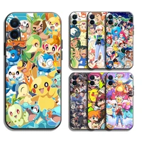 pokemon pikachu hot cute phone case for iphone 11 12 pro max 8 plus xs xr xs max 13 pro 7 8 6s cute cartoon silicone case gift