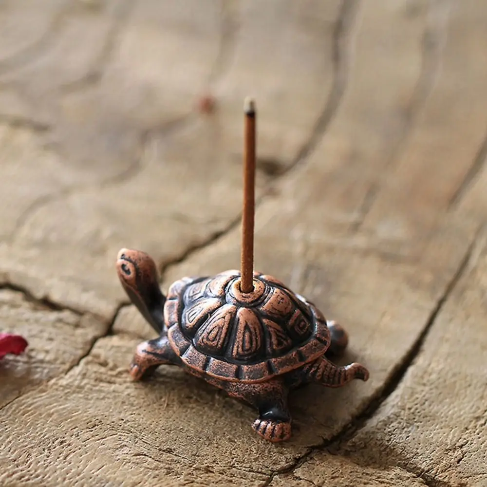 

Split Design Animal Home Decoration Bonsai Decor Easy Use Mini Incense Seat Turtle Statue Turtle Ornament Incense Stove