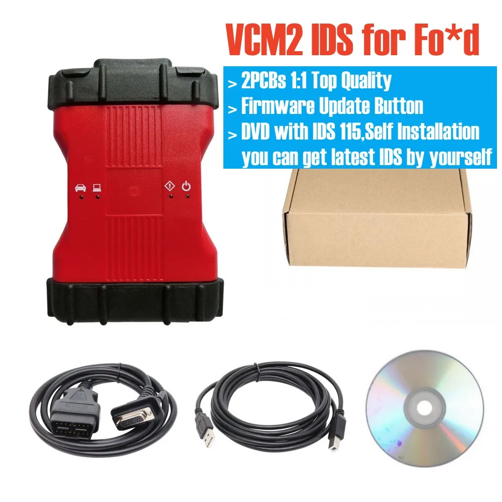 Лучший полночип VCM2 1:1 VCM3 IDS V130 Fo*d OBD2 диагностический интерфейс поддержка онлайн FDRS