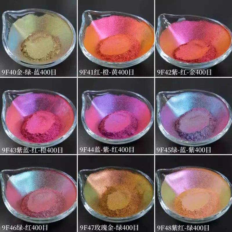 10 г высококачественный перламутровый Пигментный Порошок Хамелеон Colorshift для