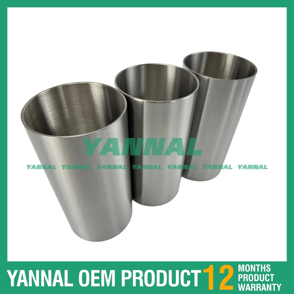 3 шт. гильза цилиндра для деталей двигателя экскаватора Yanmar 3TNE88 3TNV88 3D88E 3D88 (art.: 3920ceab368f2) - 3920ceab368f2