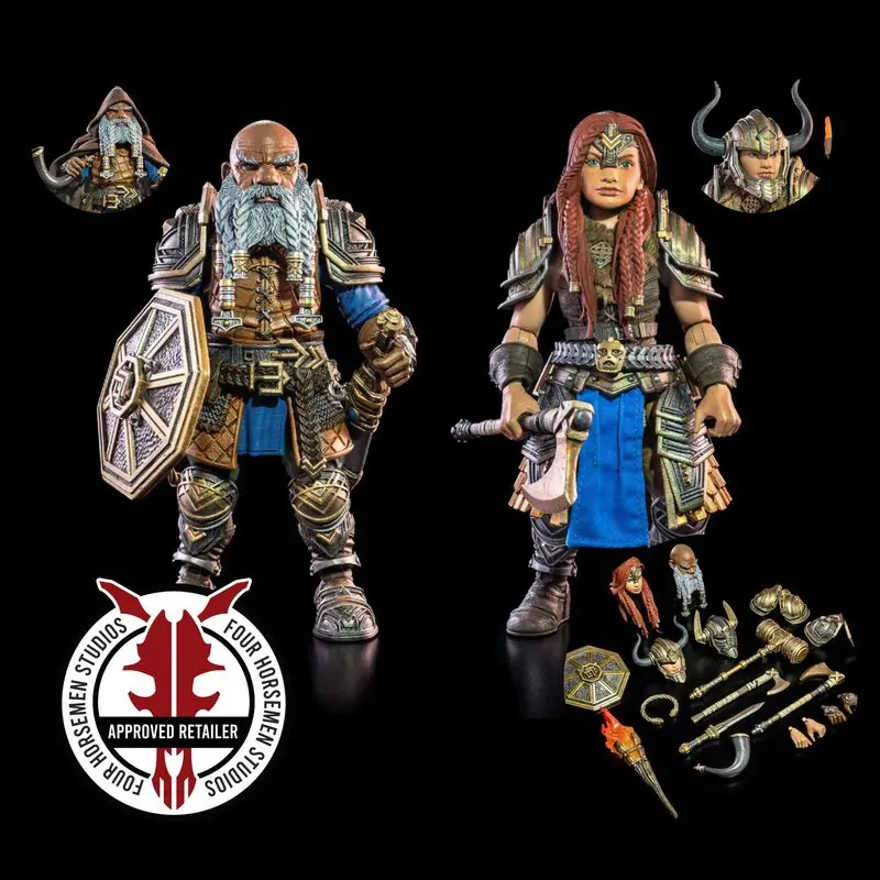 Фото В наличии: Фигурка Four Horsemen Mythical Legion Series Star Bear Wave Conqueror Arturus Patal, 7 дюймов, модель, игрушка, подарок №2