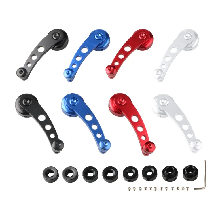 

2Pcs Universal Aluminum Alloy Car Window Close Hand Crank Handle Winder Riser Replacement Manual Auto Window Glass Closer Handle