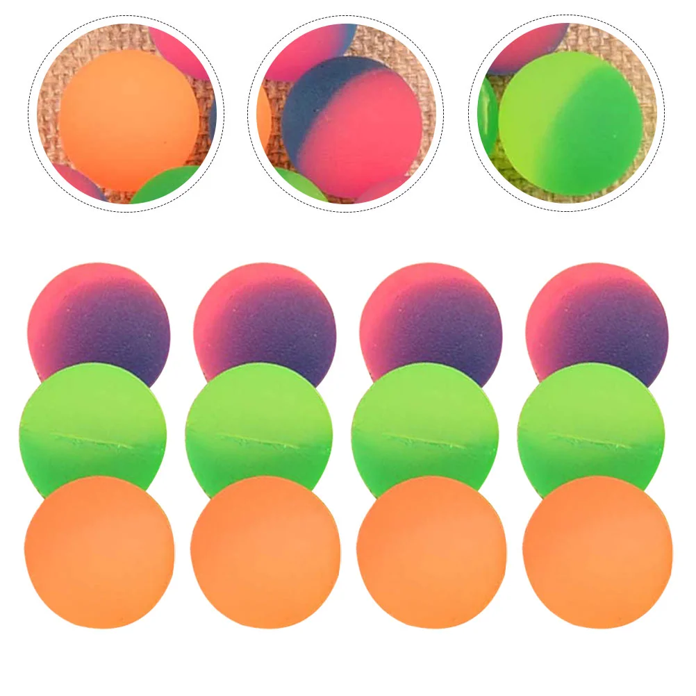 

12Pcs Kids Rubber Balls Bouncing Balls Children Rubber Stress Relief Balls