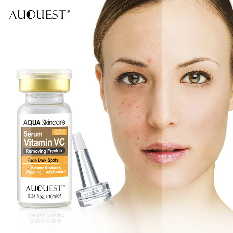 

Vitamin VC Whitening Face Serum Removal Freckle Melanin Dark Spots Brightening Moisturizing Improve Rough Dull Skin Care Essence