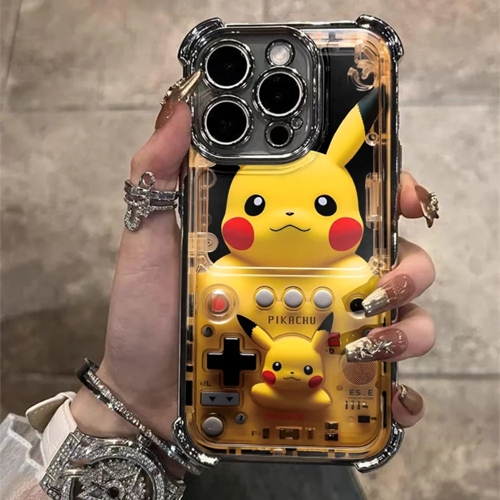 Чехол для телефона с покрытием Pokémon Pikachus Building Blocks Infinix Hot 40i 30i 10s Play Smart 9 8 7 Note 40 Spark