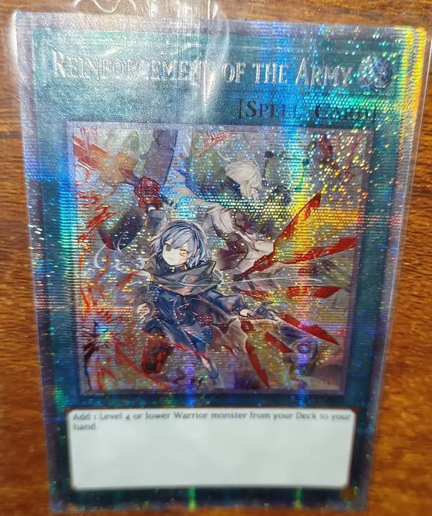 Фото Коллекционная карта Yu-Gi-Oh Reinforcement Of The Army TCG PSER L26D-ENS08, детская игрушка для хобби (не оригинал) №1