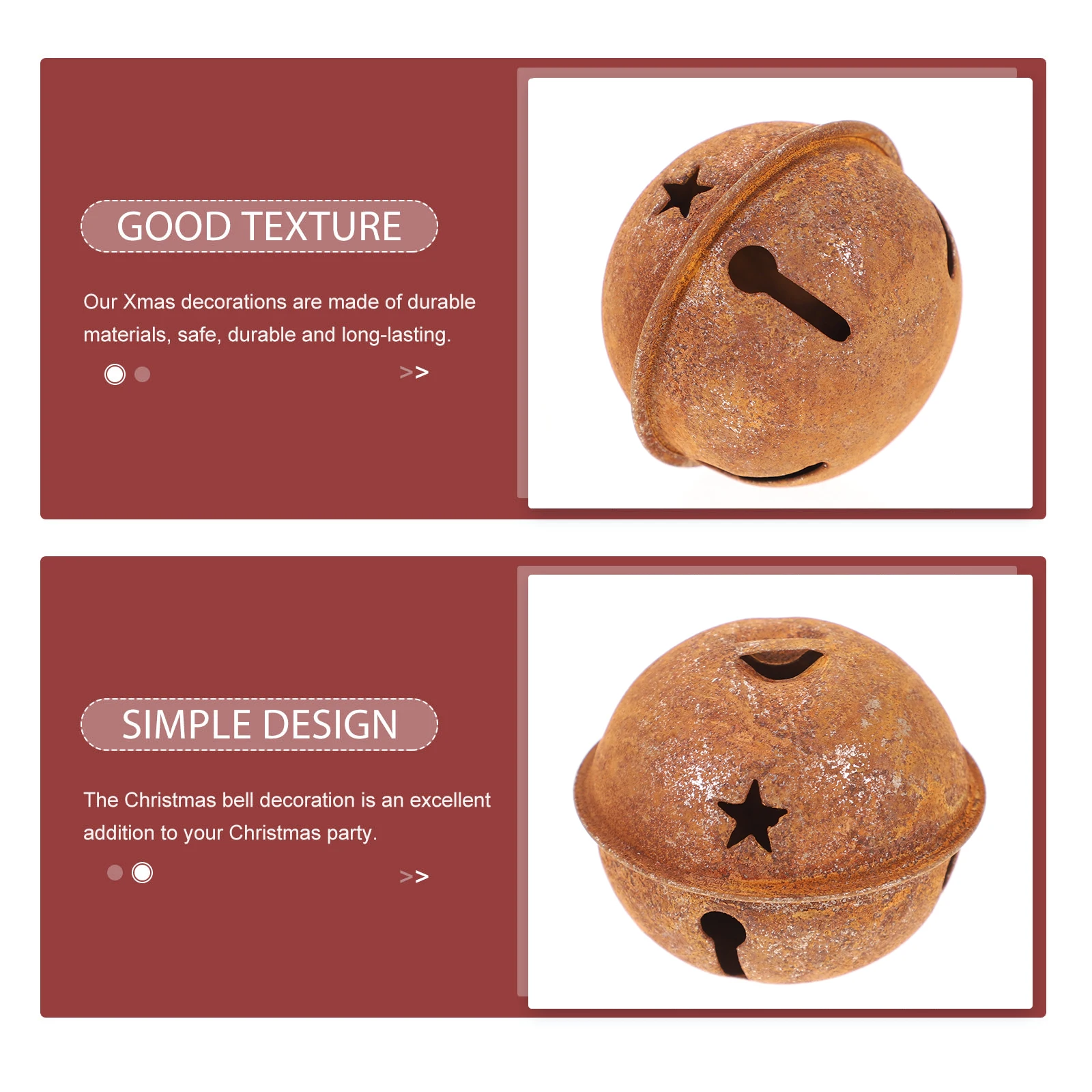 24 шт. металлические колокольчики в винтажном стиле