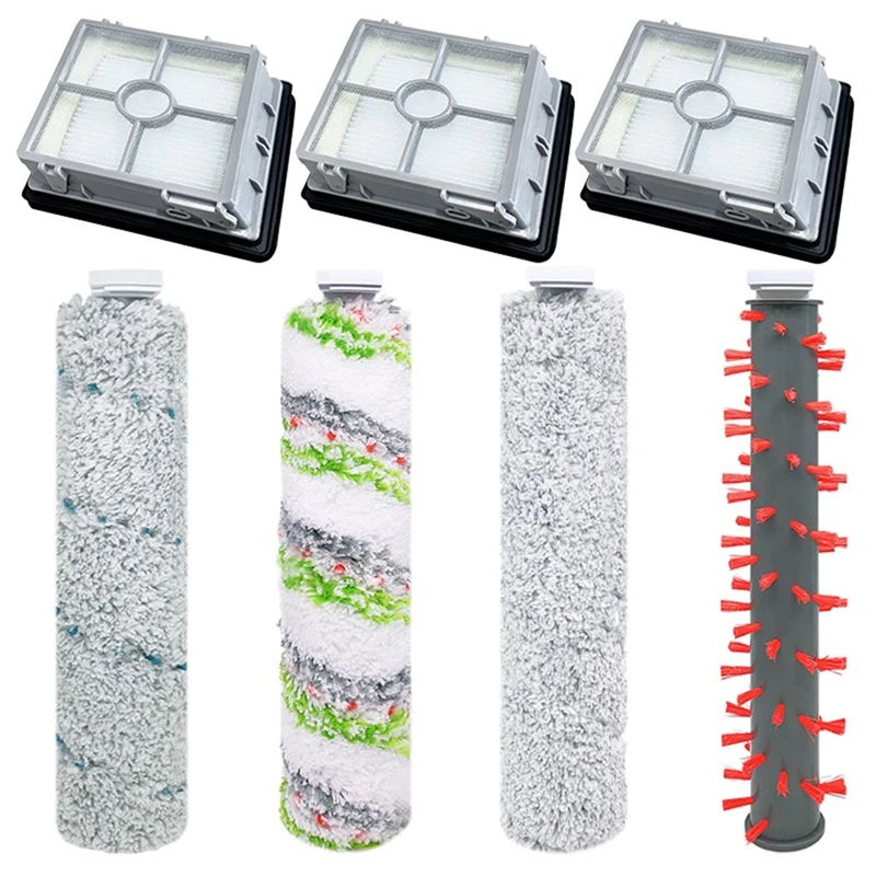 Запасные части фильтра с роликовой щеткой для пылесоса Bissell X7 2955Z F2832 3350 влажной и