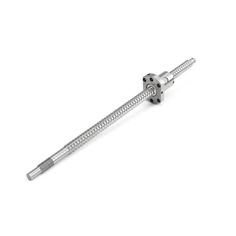 

RM2505 BallScrew SFU2505 200-1500mm ball screw C7 With Flange Single Ball Nut BK/BF20 End Machined For CNC Parts