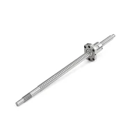 rm2505 ballscrew sfu2505 200 1500mm ball screw c7 with flange single ball nut bkbf20 end machined for cnc parts