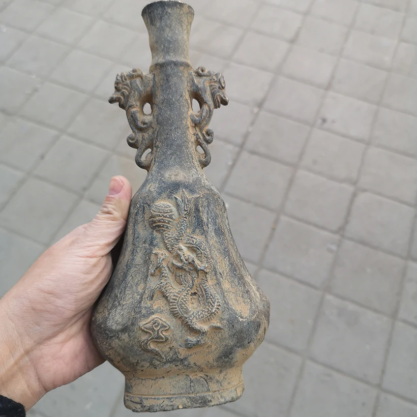 Бронзовая Коллекция: чистая медь игры с одним драконом бусины амфоры украшения