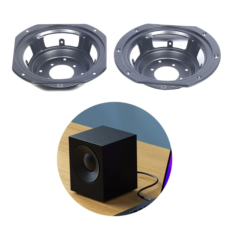 

Speaker Basin Bracket Speaker Frame Mount Durable Metal Construction DIY Repairs Suitable for Different Speaker Models DXAC