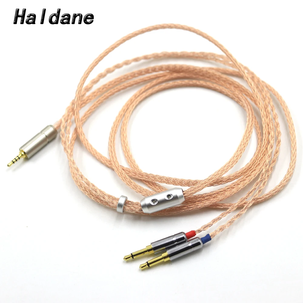 

Haldane 16Core UPOCC Single Crystal Pure Copper Headphone Upgrade Cable for Sundara Aventho Focal Elegia t1 MDR-Z he400s D7200