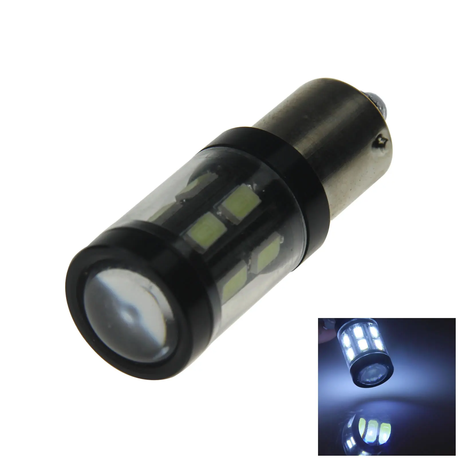 

1 х белая автомобисветильник лампа для прицепа 1156, резервная Лампа 15 излучателей 5630 SMD светодиодный G18 706 Z20165