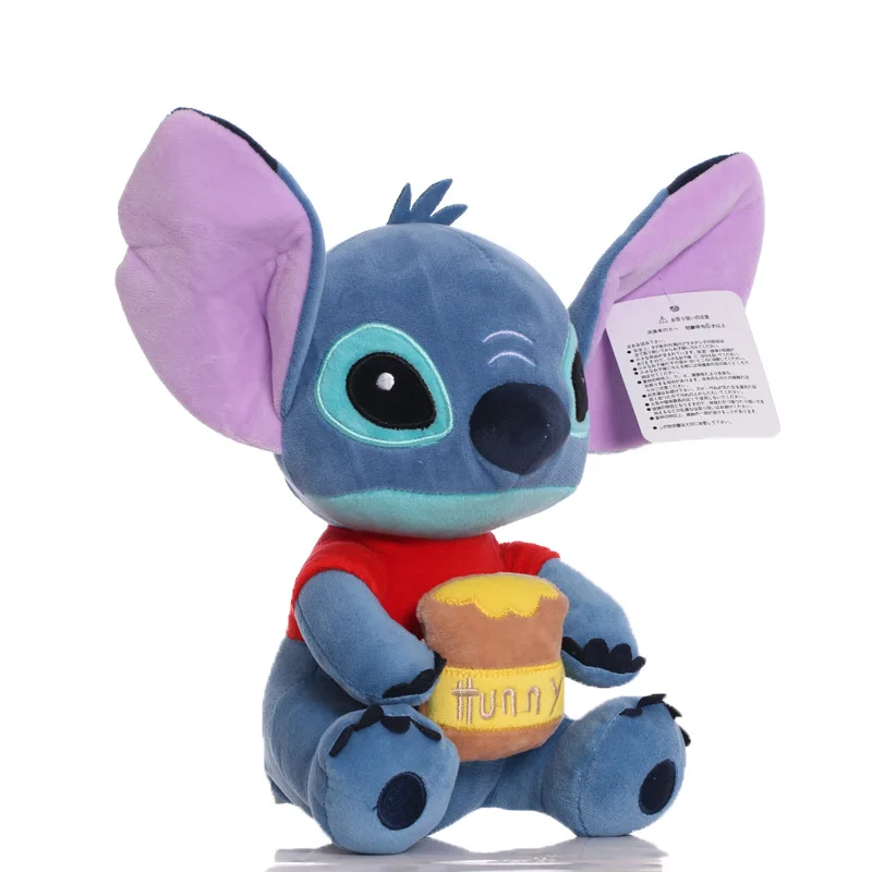 Плюшевые куклы Ститч Disney Мультяшные аниме игрушки Лило и плюшевые Stich подарок на