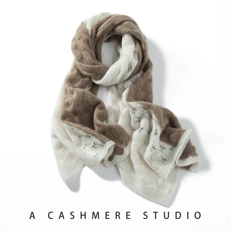 Новинка 100% Женский вязаный шарф KOIJINSKY cashмере170 * 40 Осенний мягкий однотонный