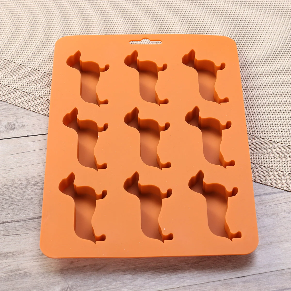 

Ice Cube Silicone Tray Molds Trays Dog Mold Chocolate Dachshund Shaped Baking Candy Lid Jelly Mini Maker Fondant Puppy Release