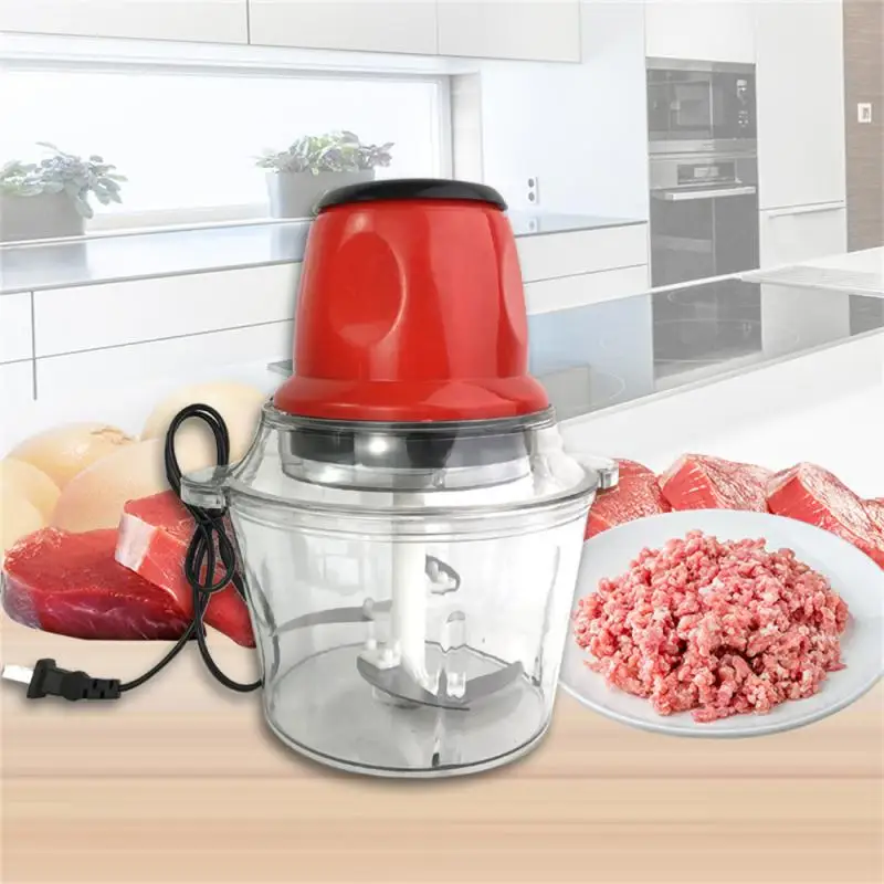 

Food Processor Mixer Manual Meat Grinders Meat Grinder Crusher Meat Slicer Machine Stuffing Auxiliary Food Mixing Shredder 2l