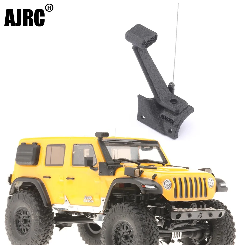 1/24 Wrangler Rc Model Car Axial Scx24 Wading Hose High Air Intake With Metal Antenna