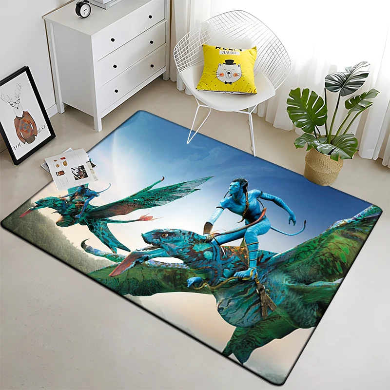 Avatar Large Rug for Living Room 3D Printing door mat Area Rug Bathmat Soft Rug Home Decoration Halloween carpet Carpet Bedroom