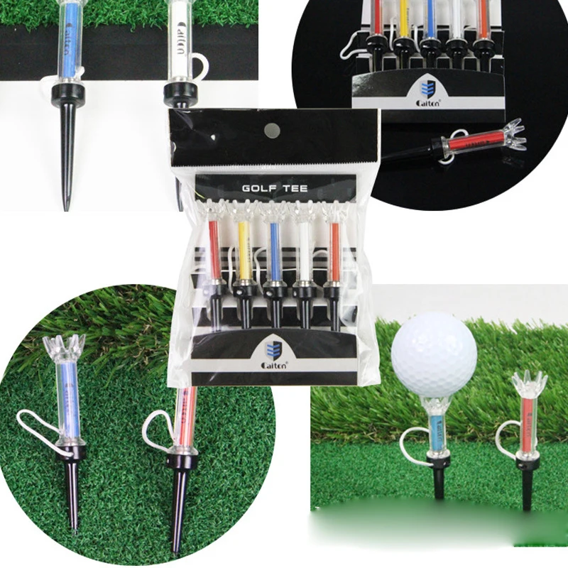 

5Pcs 79mm/90mm Golf Training Ball Tee Magnetic Step Down Golf Ball Nails Holder Outdoor Practice Golf Tees Golf Accessories