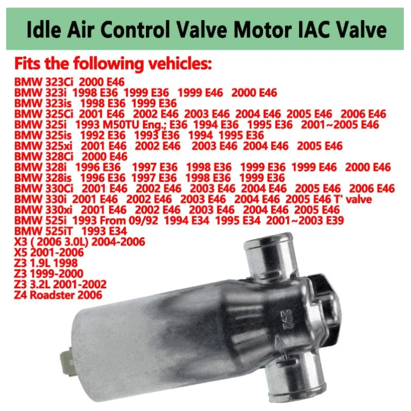 Клапан управления холостого хода 0280140545 13411744713 20857547 подходит для BMW 3 серии 7 X3 X5 Z4 E46