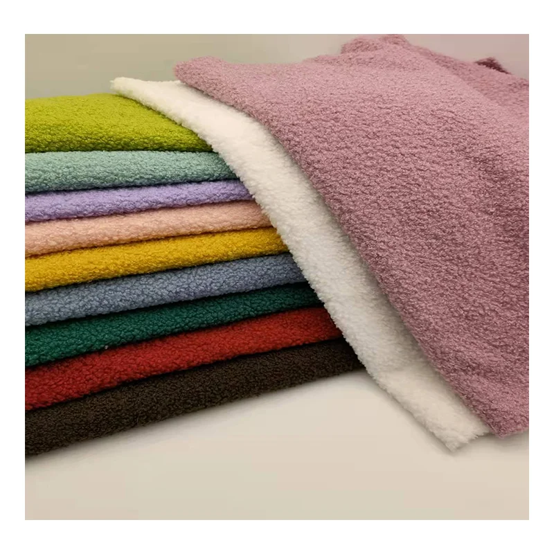 Плюшевая плюшевая ткань на метр для обивки шарфа ковра кукольной одежды костюма