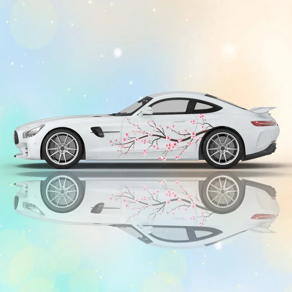 Японская боковая наклейка на автомобиль универсальный размер большая