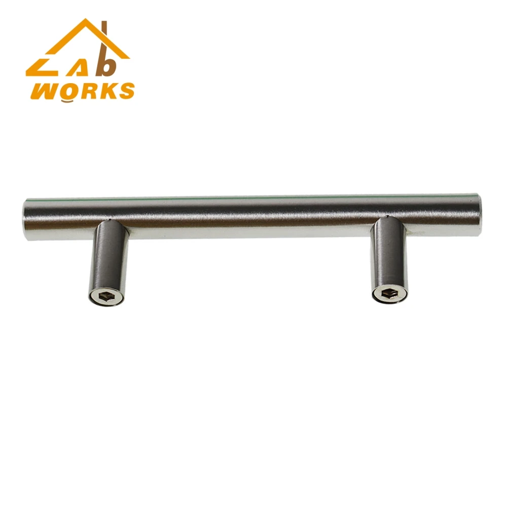 

Labwork Stainless Steel T Bar Pulls Knobs Cabinet Door Kitchen Drawer 30 Pack 5"