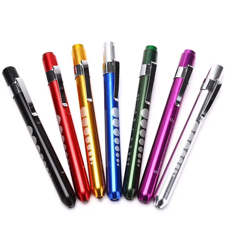 

1PC Pen Type Aluminum Pocket Medical Penlight Torch Otoscope LED Flashlight Ophthalmoscope for Doctor Nurse Emergency First Aid